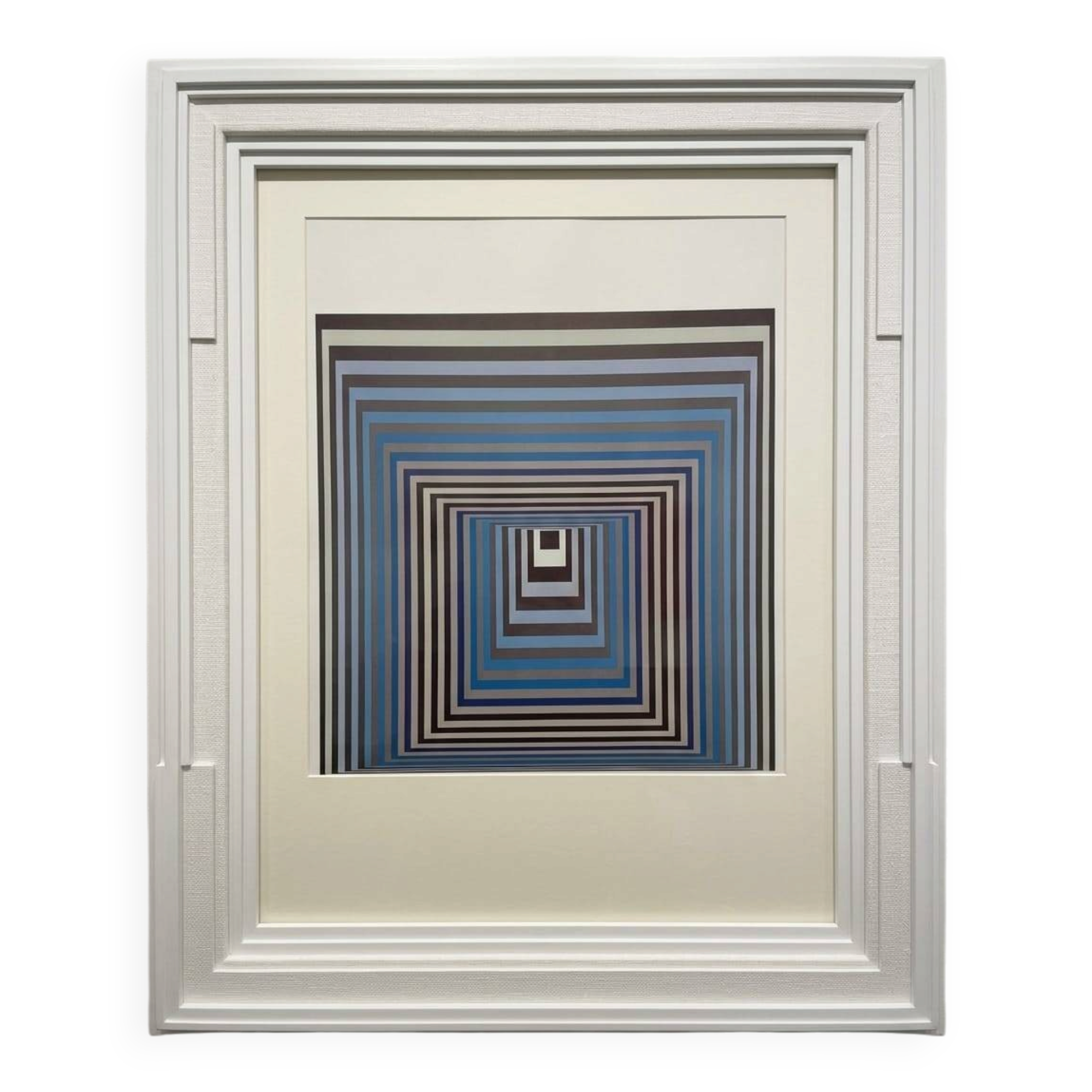 Offset lithograph Vintage Shorewood Vazarely