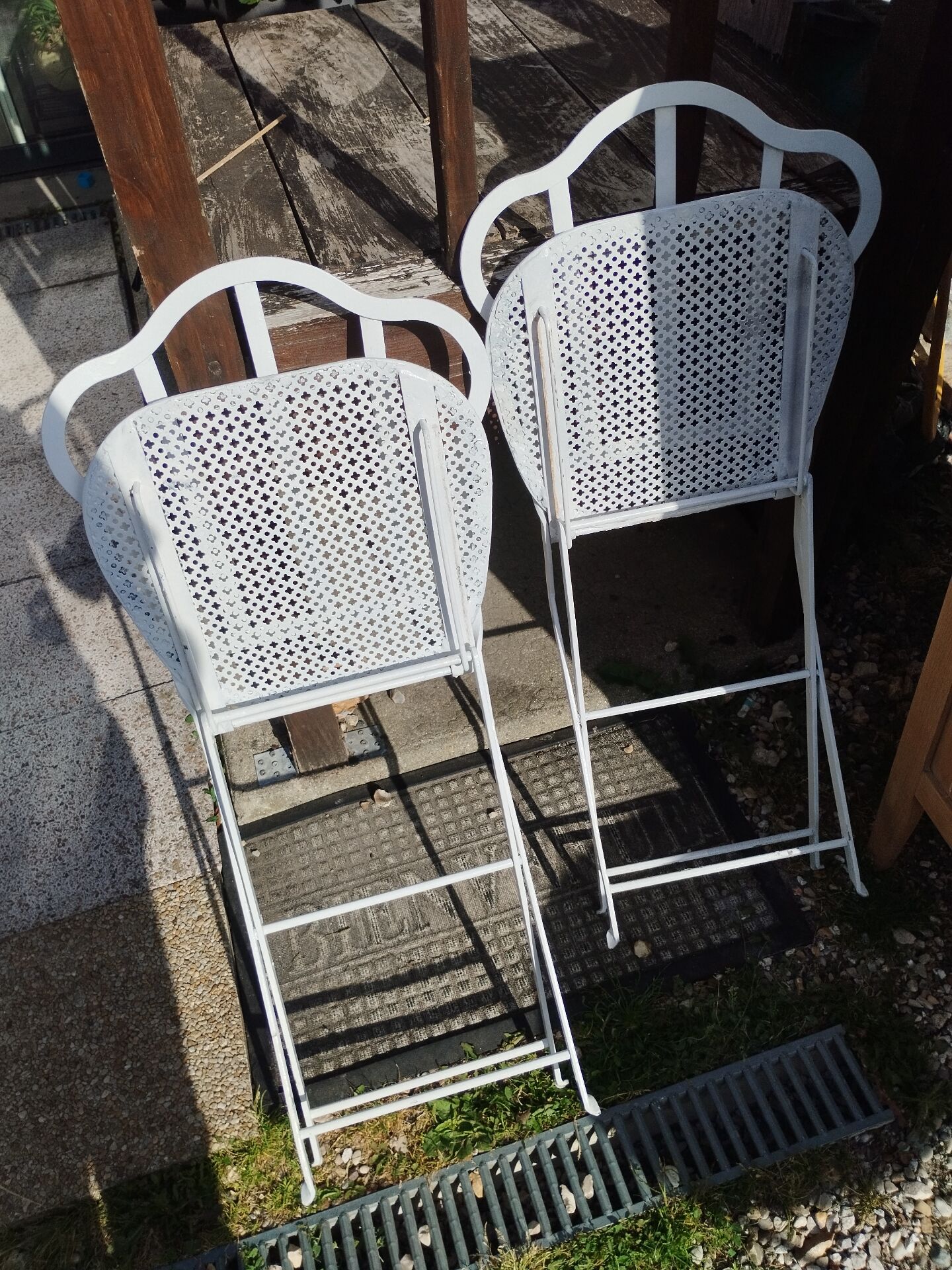 Salon de jardin ancien en fer