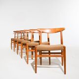 Hans Wegner W2 chairs C.M Madsens 1950s