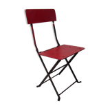 Ancienne chaise de bistrot pliante pour enfant