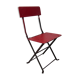Ancienne chaise de bistrot pliante pour enfant
