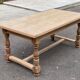 Table à manger de ferme extensible rénovée en chêne 20ème 170-250cm