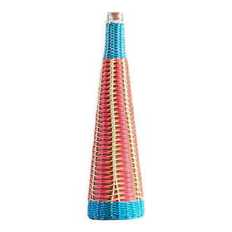 Vintage scoubidou bottle