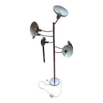 Lampe sur pied, 6 bras amovible années 70