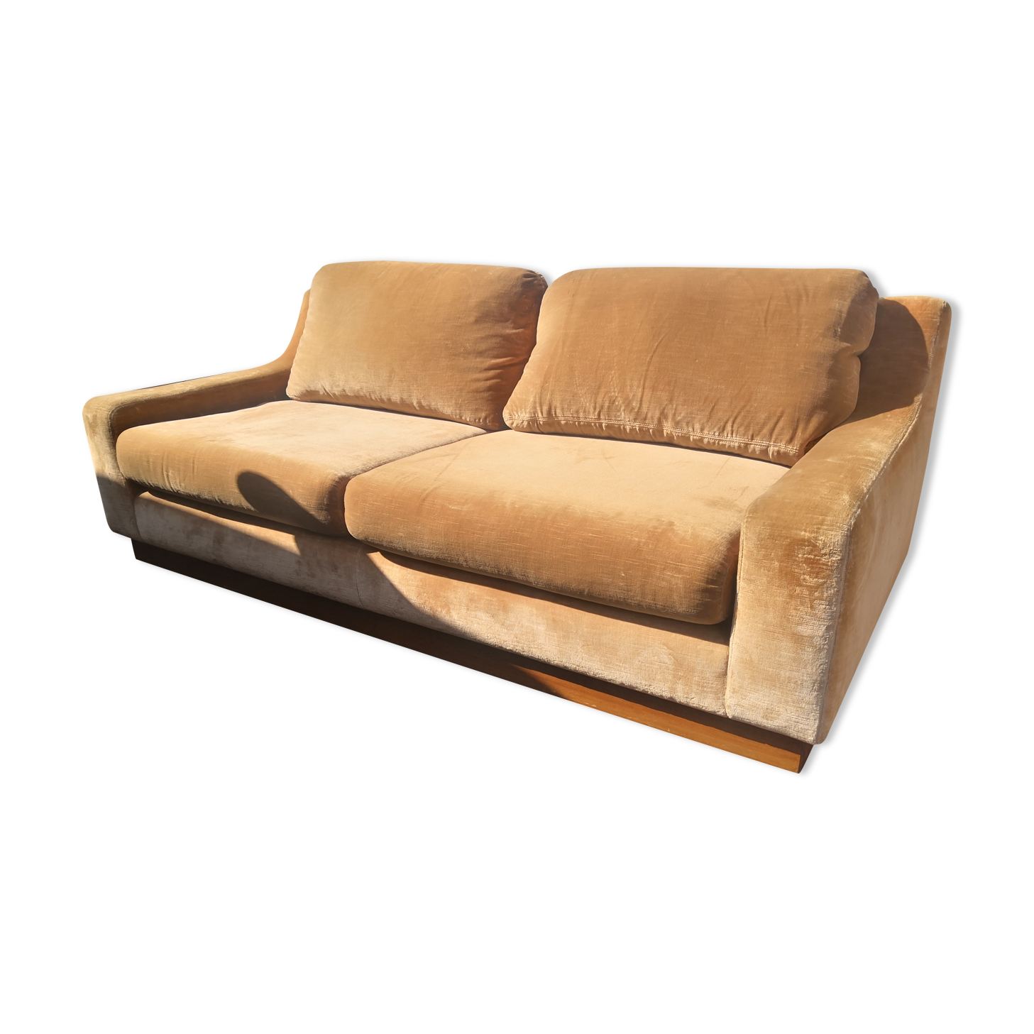 Velvet sofa