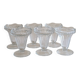 Ensemble de 6 coupes à glaces en verre