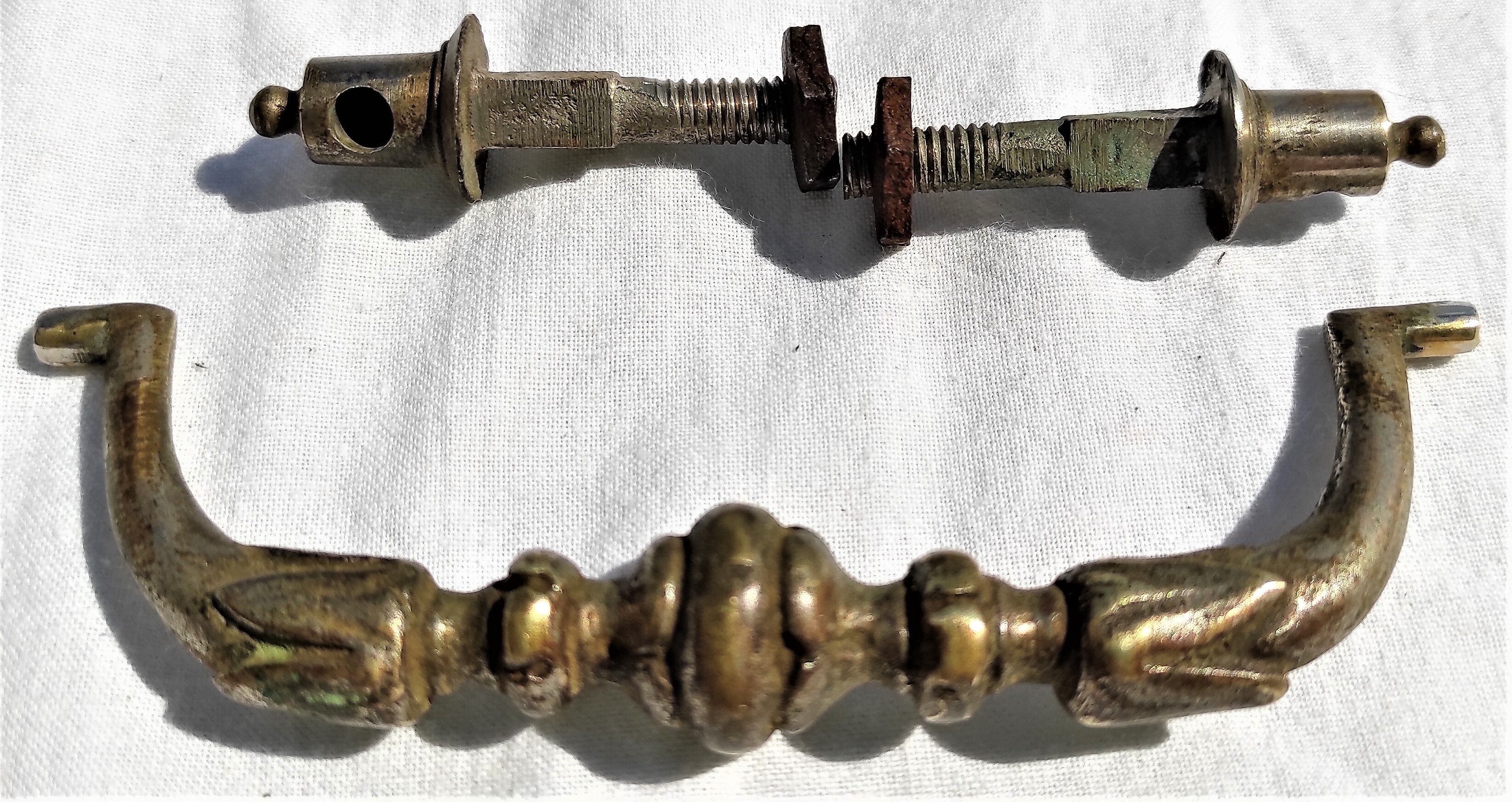 Antique furniture handle 1 set of 8 complete handles