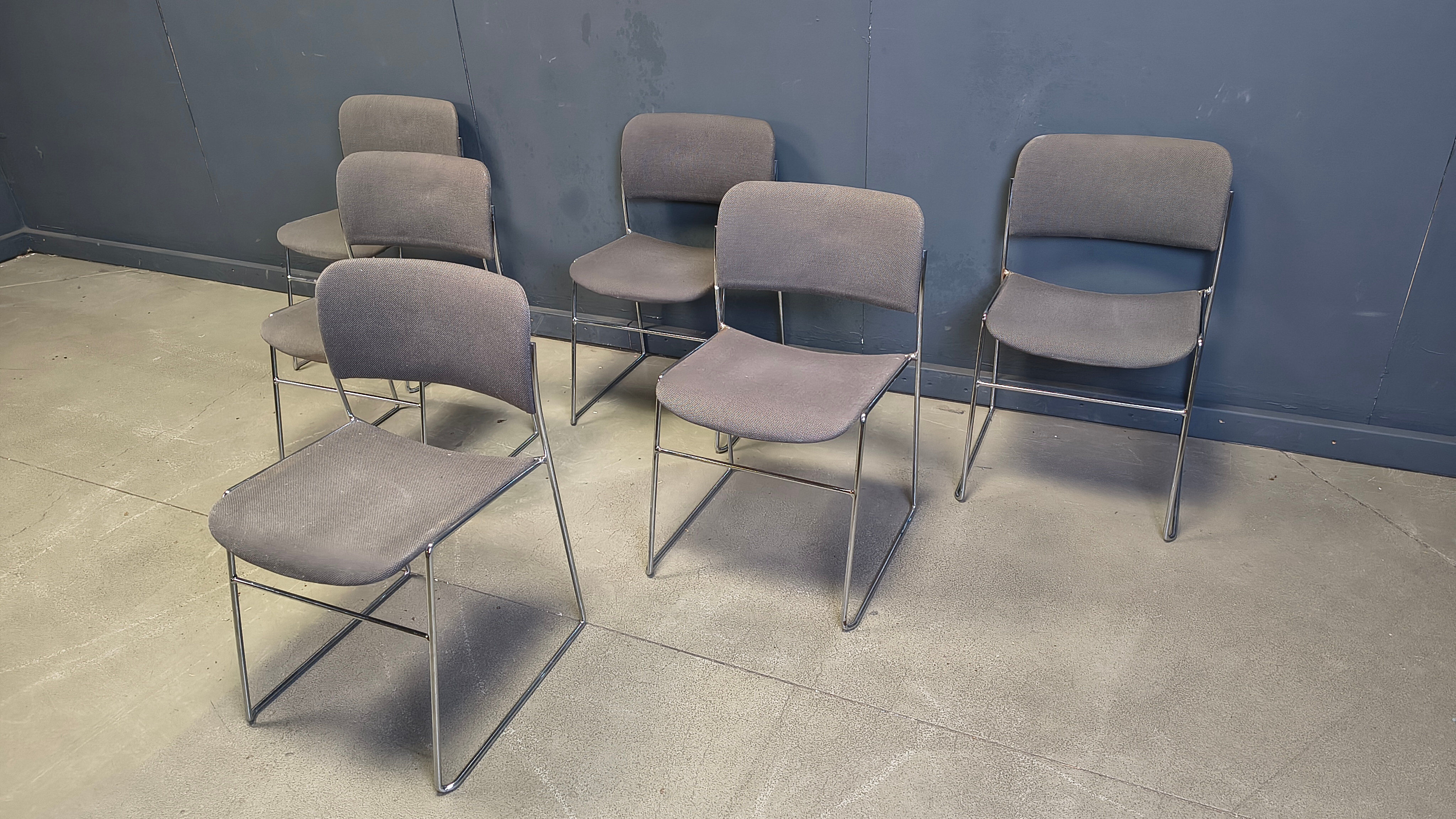 40/4 chairs by David Rowland for Seid International, 1970s
