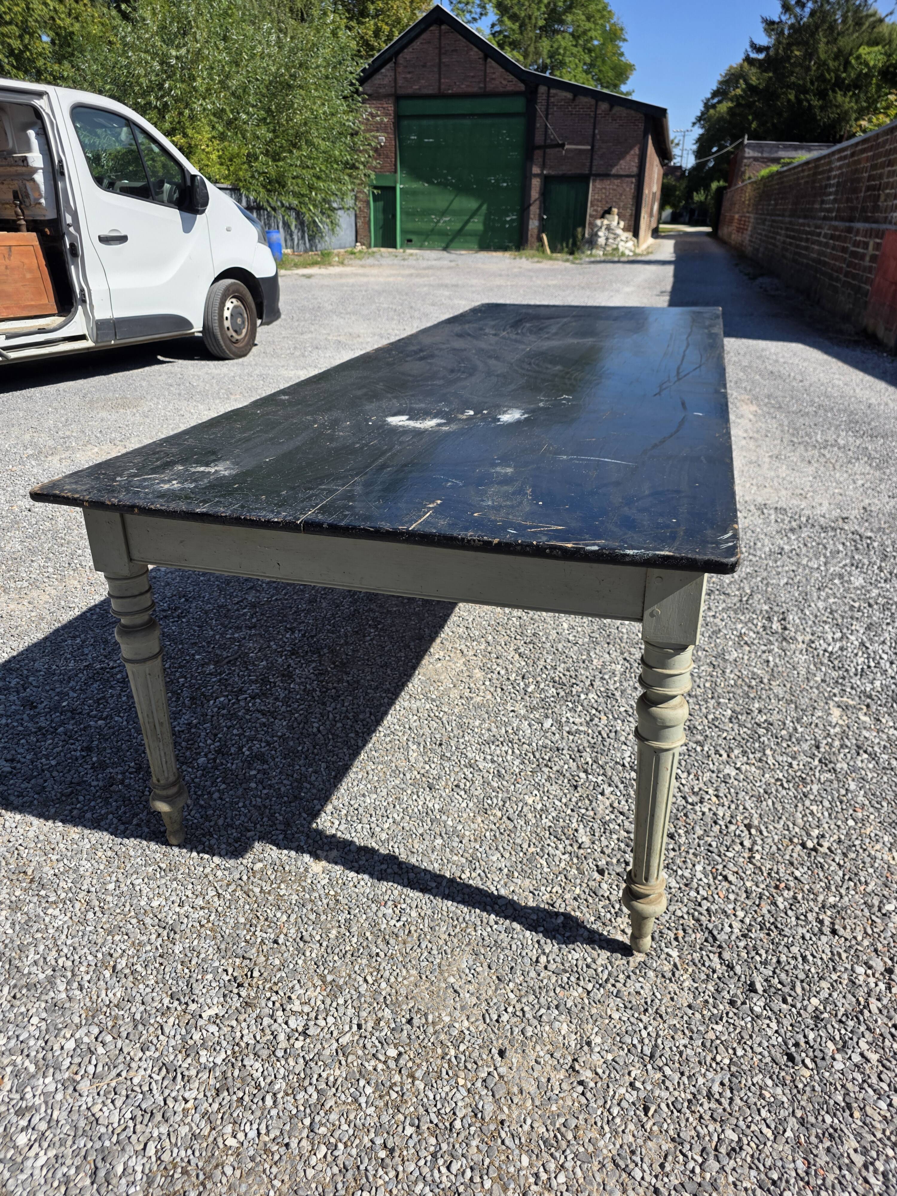 Old farmhouse table, 300 × 108cm