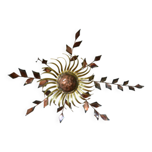 Sculpture en métal ciselé