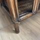 Étagère, console en rotin teinté