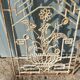 Art deco cast iron door grille