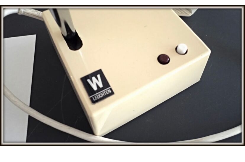 Wolfgang tuempel odette desk lamp 1960 Waldman light fixture vintage design