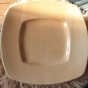 Assiettes carrées Ceramiche Toscane- jaunes