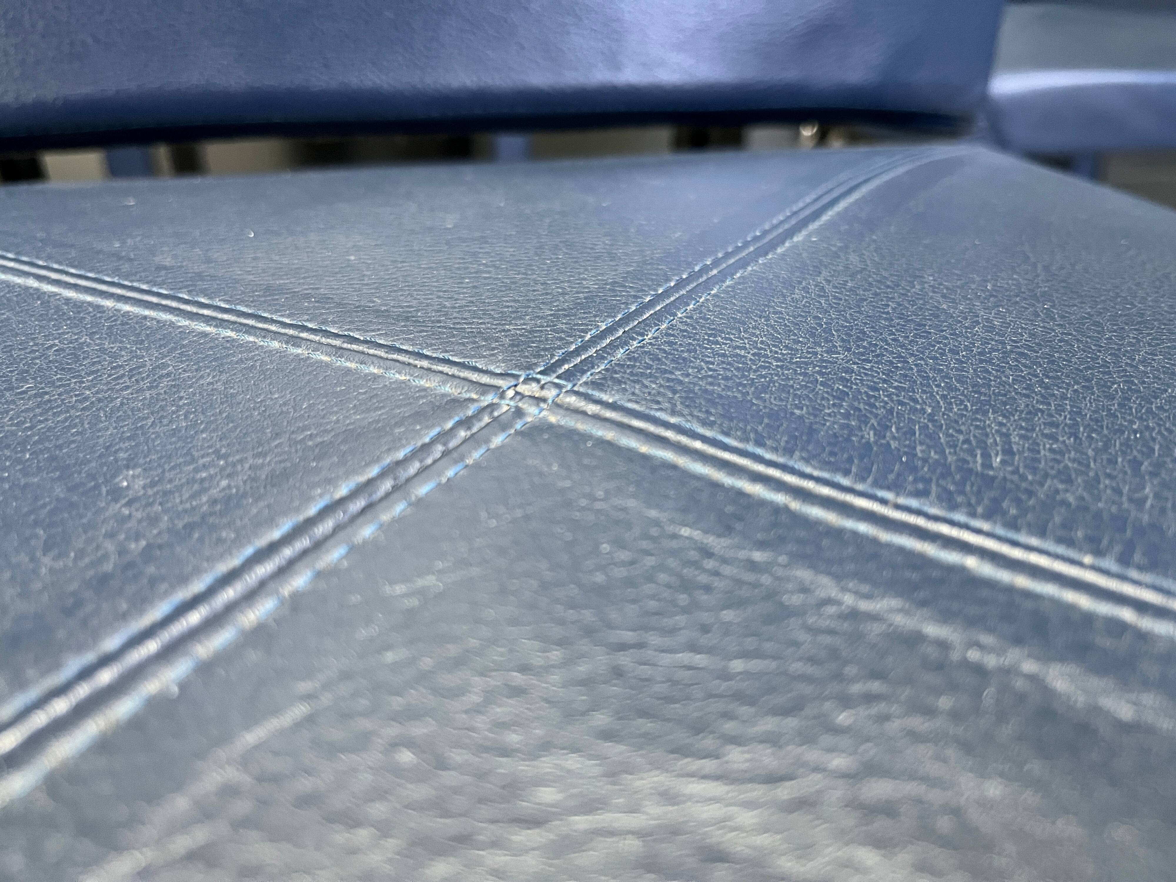 Set of 6 blue Arcadia dining chairs by Paolo Piva for B&B Italia, 1980s