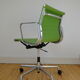 Charles Ray Eames EA 117 Office Chair Armchair in Green and Chrome Vitra