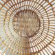 big rattan wastebasket, wicker basket, bamboo basket
