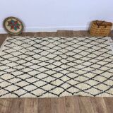 Handmade moroccan berber rug 210 x 130 cm