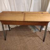 School desk table with locker 1960