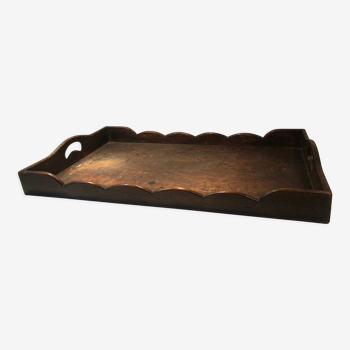 Old wooden tray