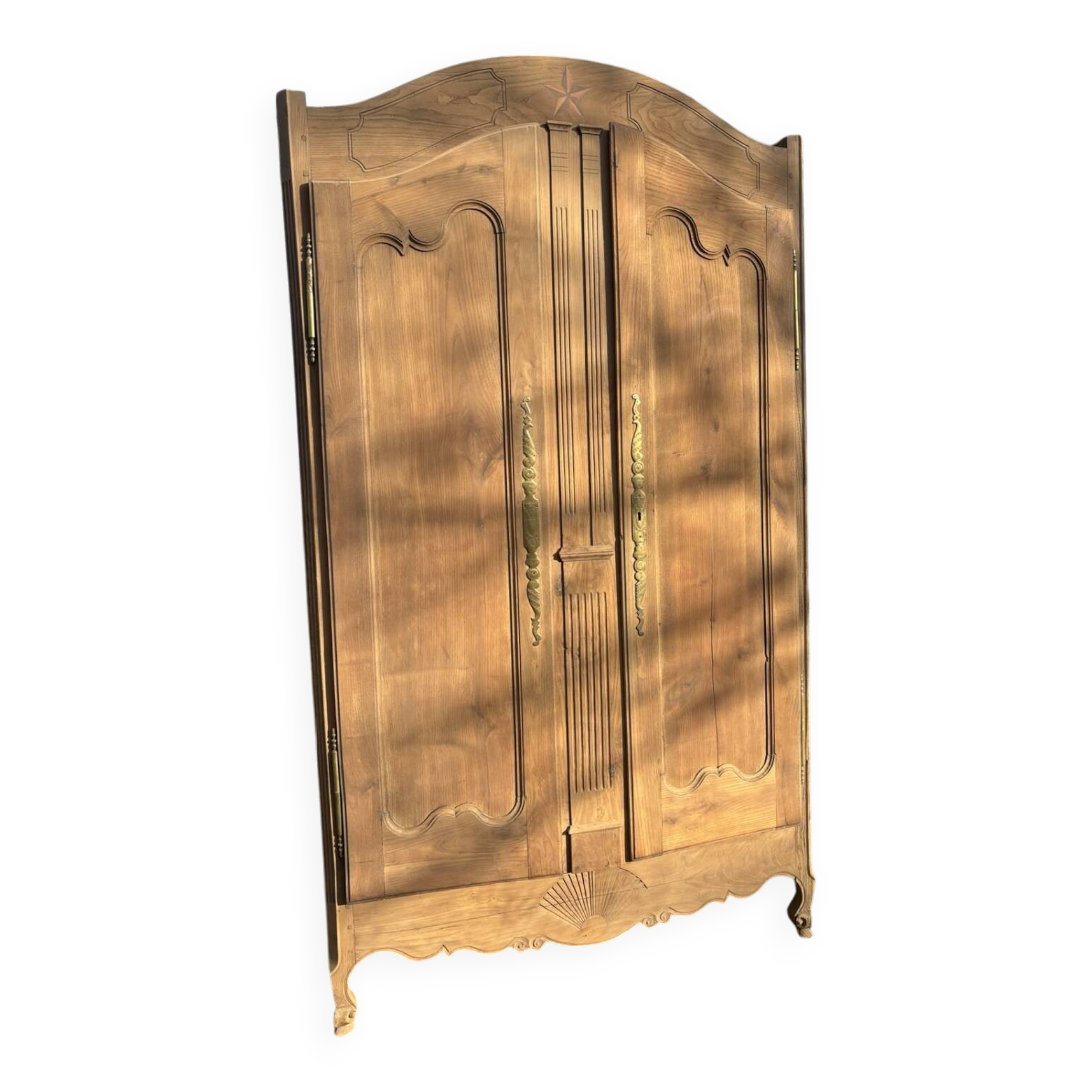 Solid cherry wood cabinet