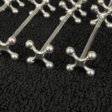 Christofle 12 holder knives balls model atomium very good condition ref CH10PC