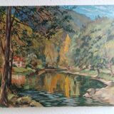 Oil on canvas by "M.Bélaÿ"