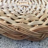 Cheese platter or vintage wicker cake dish