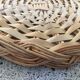 Cheese platter or vintage wicker cake dish