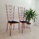 Paire de chaises vintage, design Pier Luigi Colli