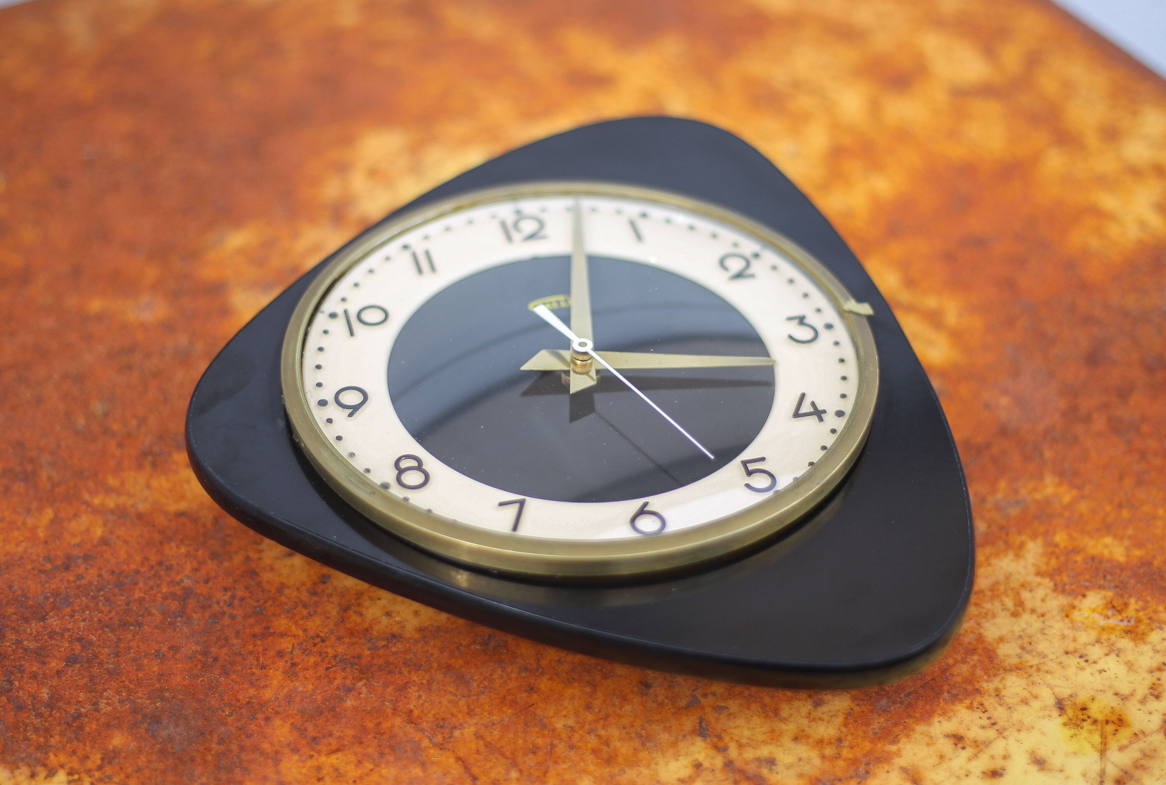 Galli vintage clock, vintage pendulum, wall clock, 60's