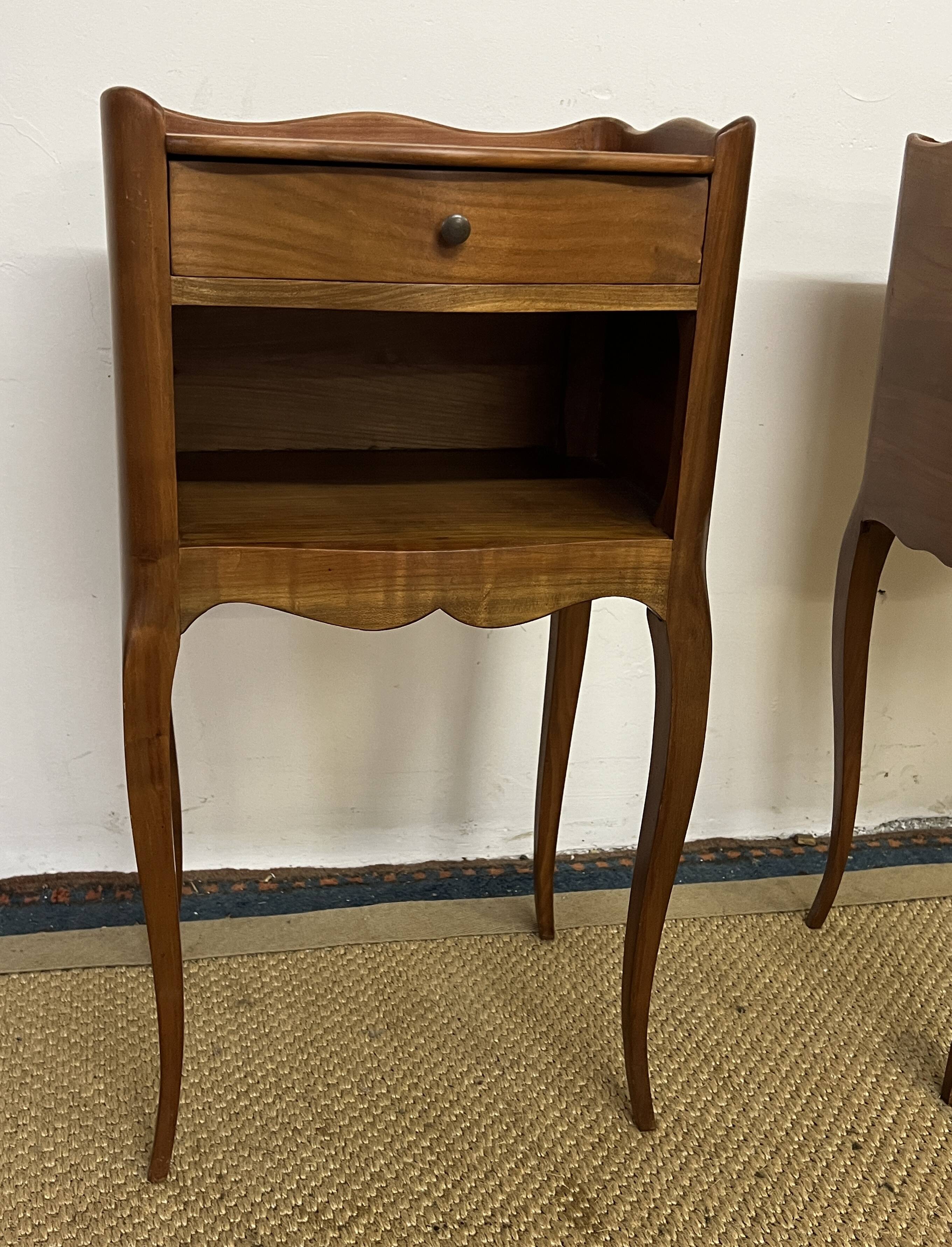 Pair of Louis XV style bedside tables