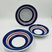Set of 3 deep dishes in Italian earthenware FCI