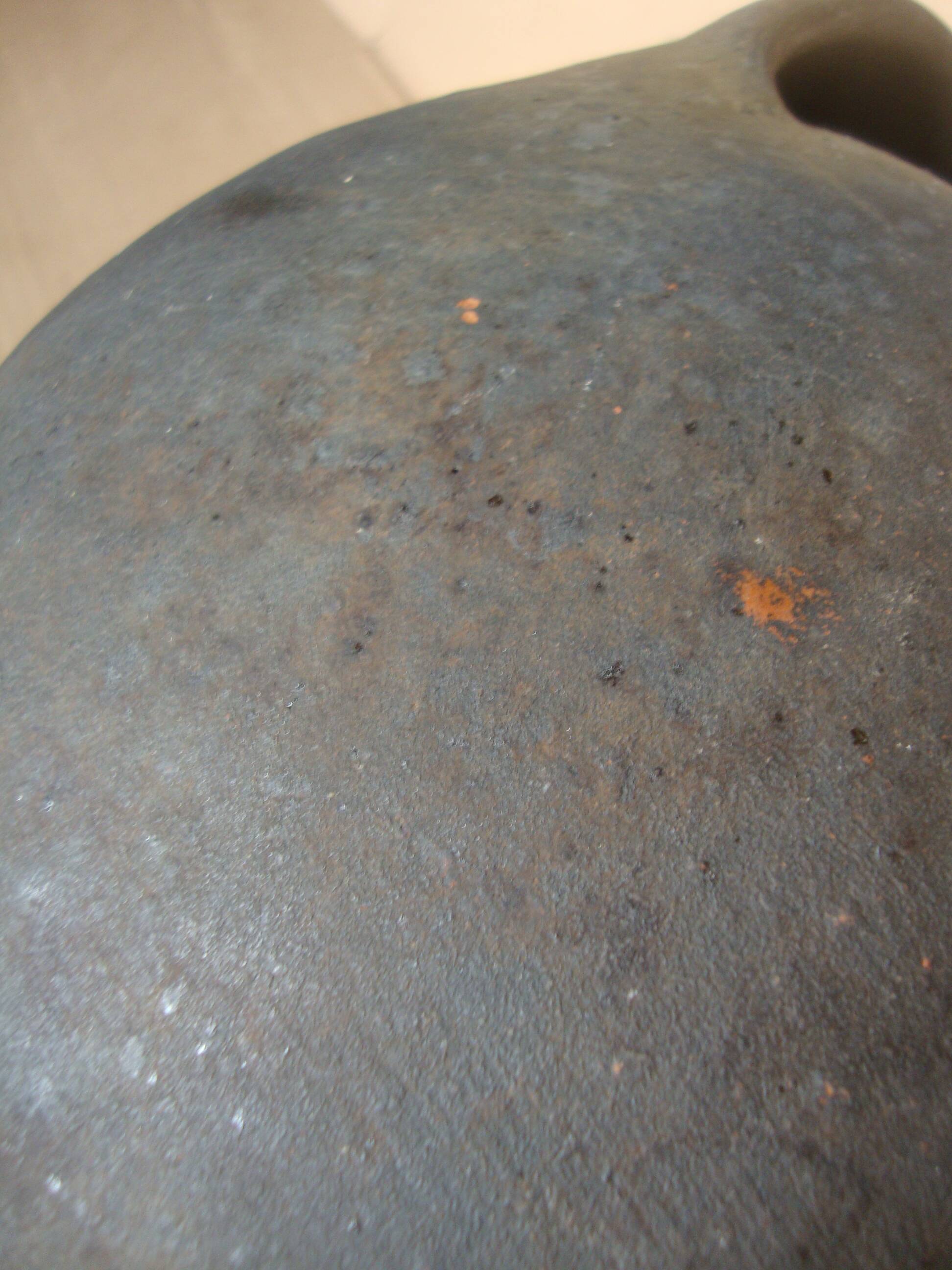 Old Oil Jug Jar Double Handle Terracotta