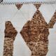 Grand tapis marocain d’atlas sur mesure taille 3/4 m