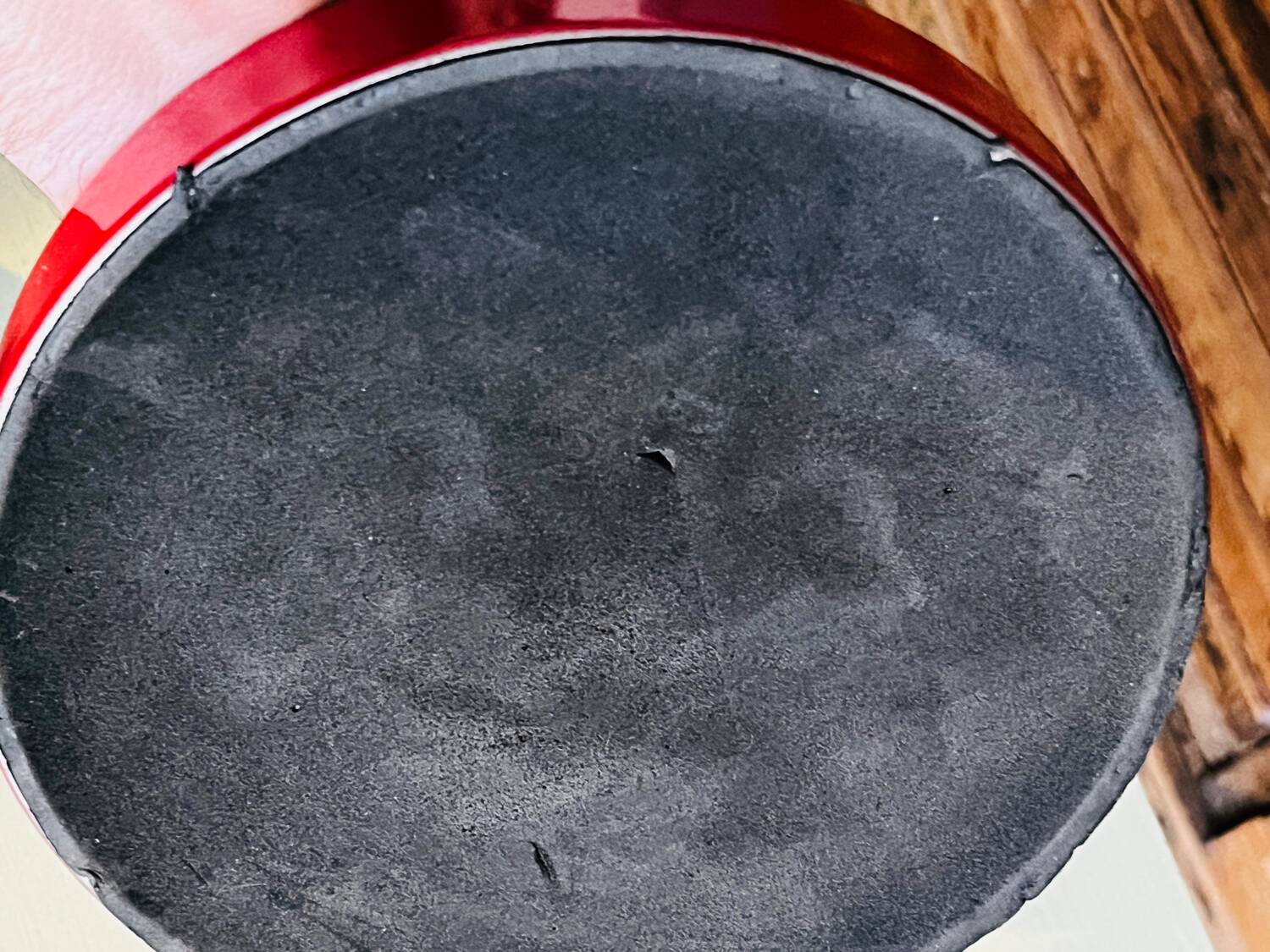 Vintage red table lamp