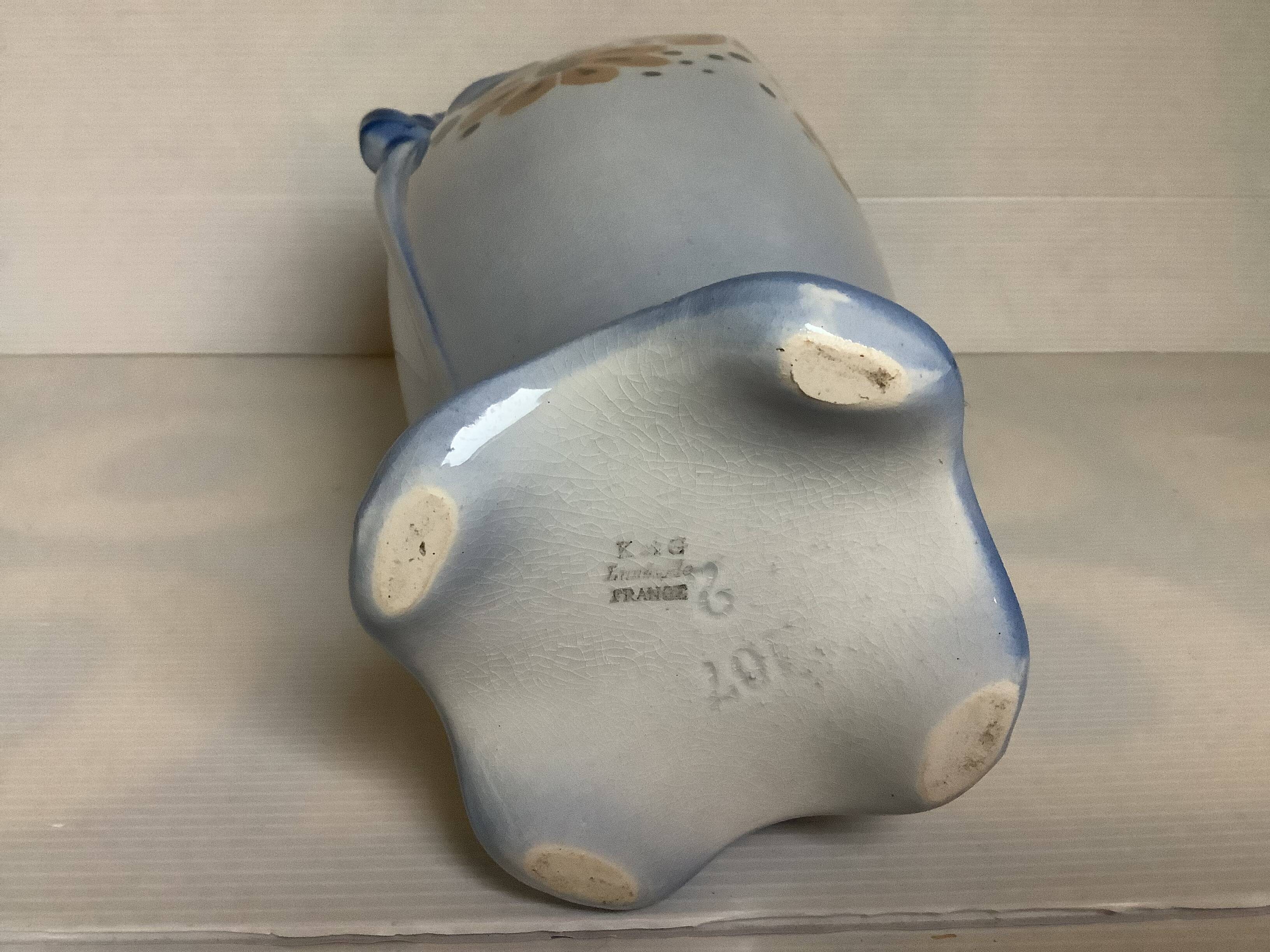 Ancient vase K and G Luneville Art Deco