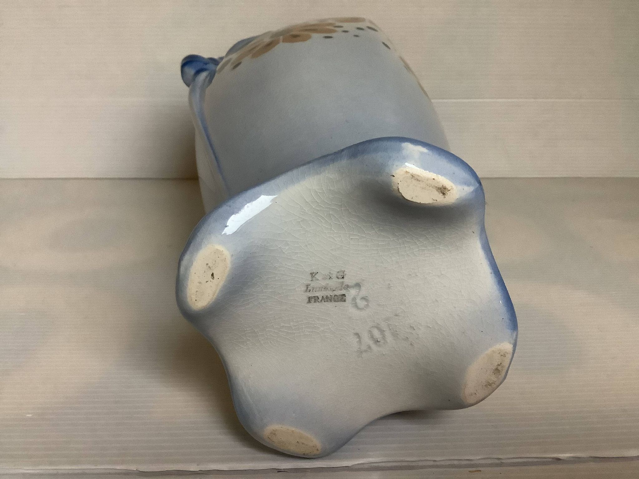 Ancien vase K et G Luneville art déco