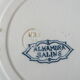 Lot of 4 flat plates Alhambra de Salins iron earth