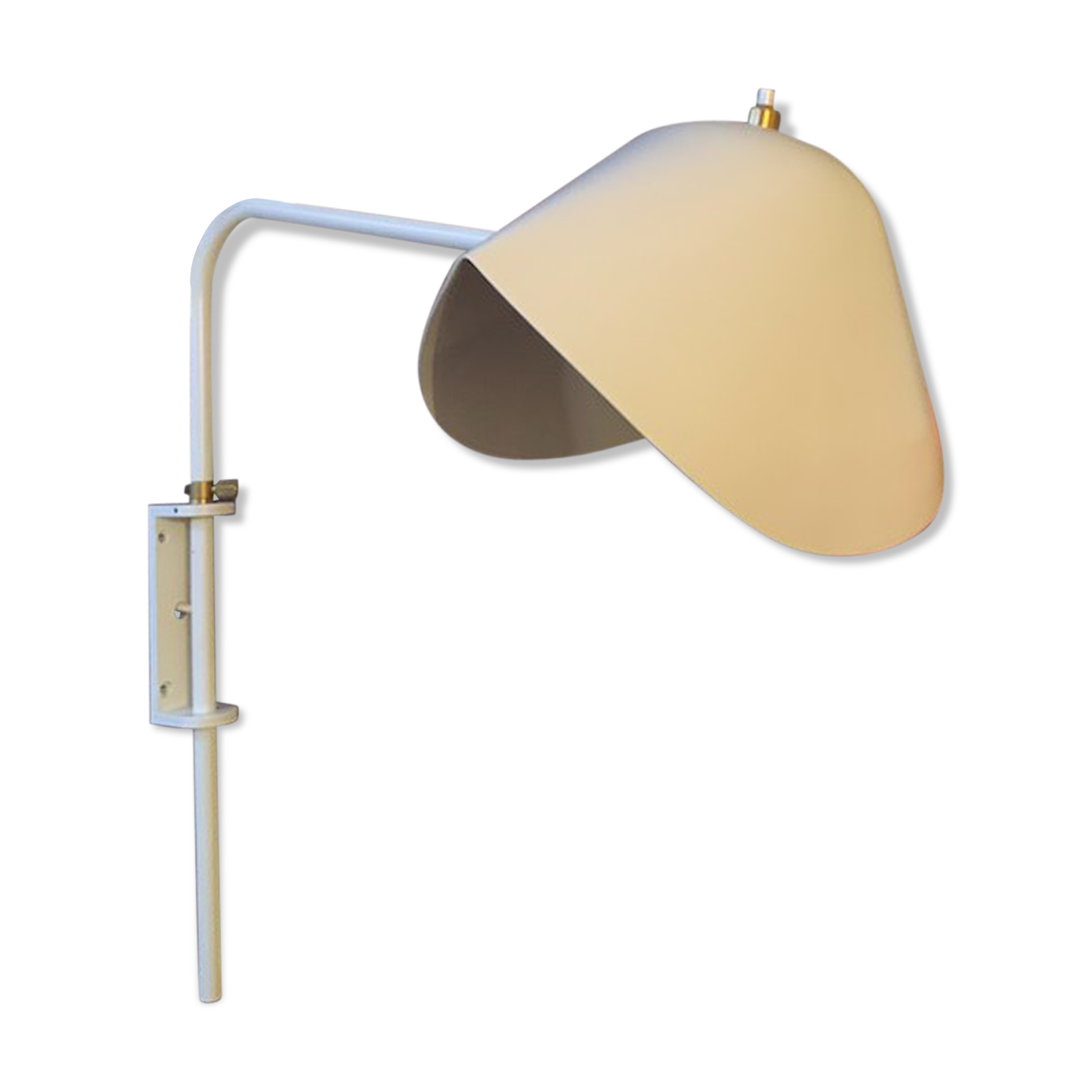 Serge Mouille wall sconce, model White Antony