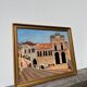 Tableau paysage italien peinture huile