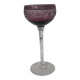 Verre à vin 14cl cristal de Nancy Houillon doublé améthyste art deco