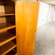Scandinavian wardrobe 1960 honey color 4 doors L 205 cm