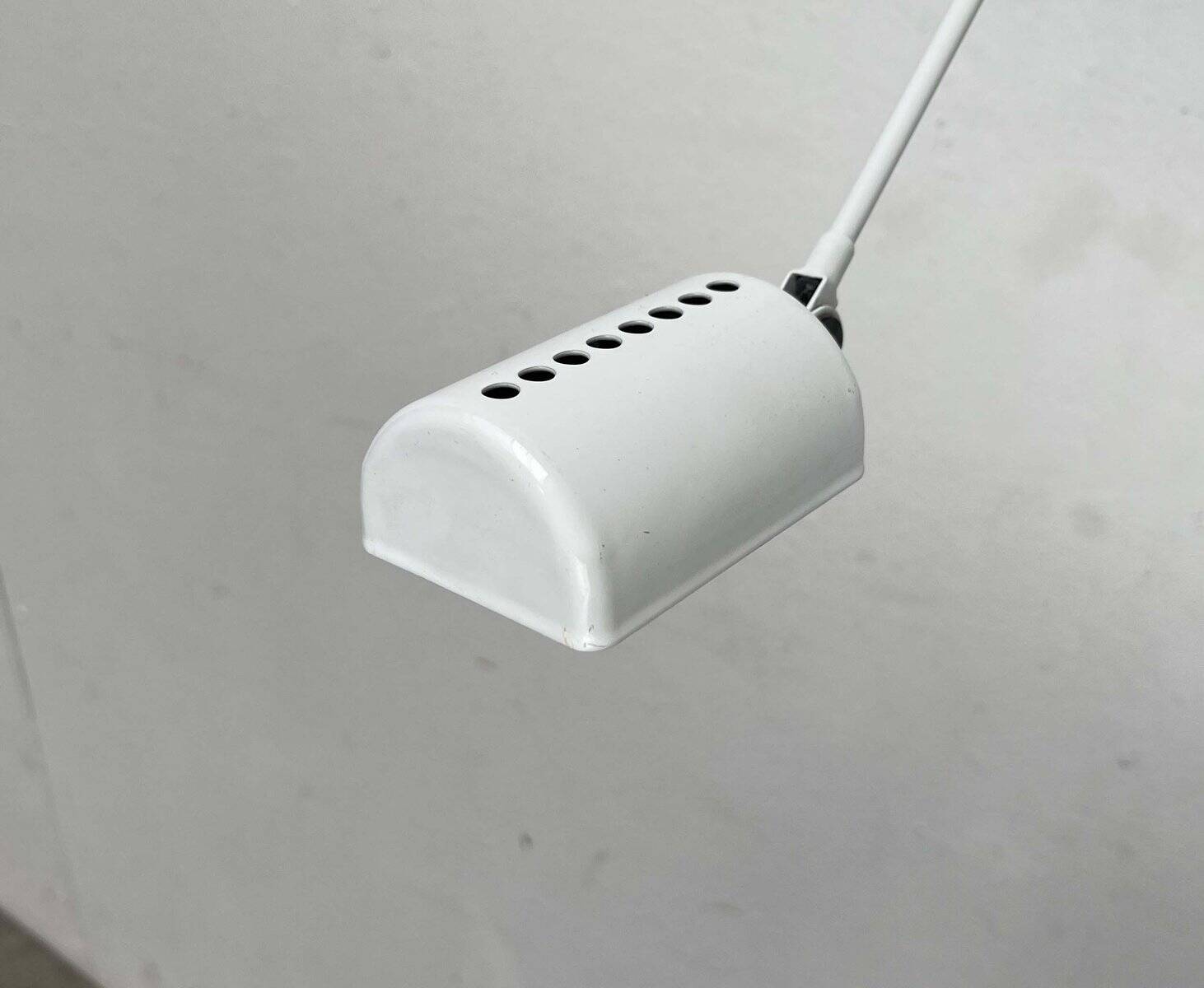 Classic white wall lamp Daphinette Italian vintage by Tommaso Cimini for Lumina, 1980s.