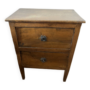 Table de chevet en bois - fin xviiie