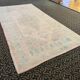 Handmade Pastel Beige Turquoise Area Rug