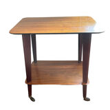 Table desserte pieds compas vintage 1950