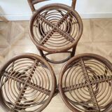 Rattan bar stools