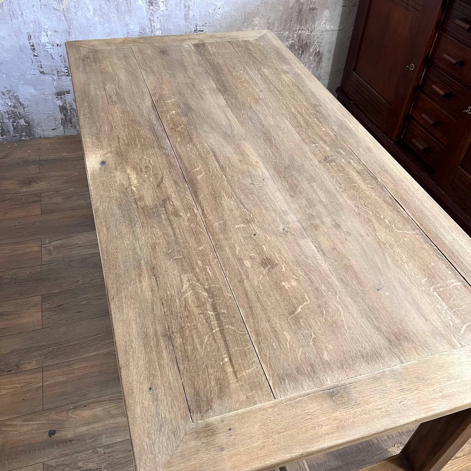 Oak farmhouse table