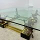 Old brass and gilded bronze table horses design from the 70s vintage Horses